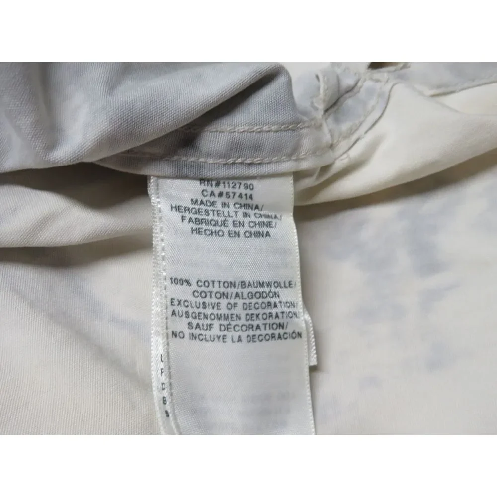 Mens True Religion Button Front Shirt‎ Mens Size L Loose Cotton Button Front